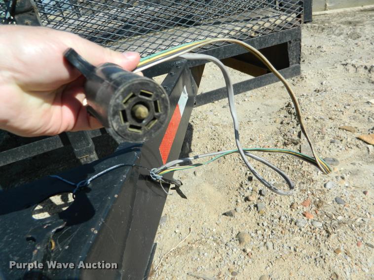 image for item K2552 2006 shop built utility trailer