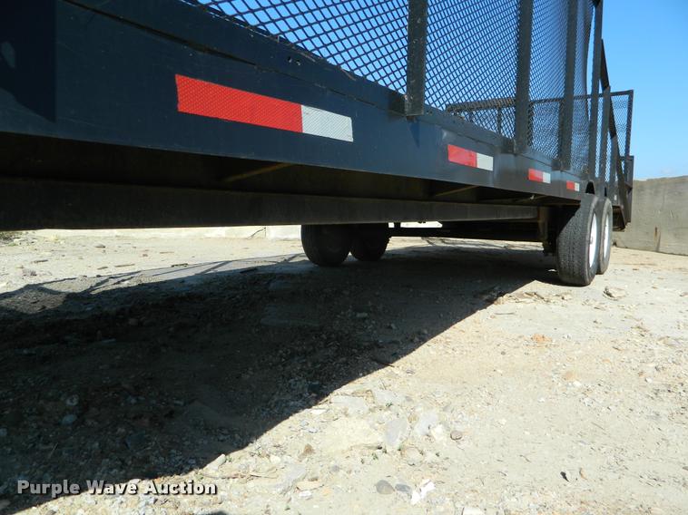 image for item K2552 2006 shop built utility trailer