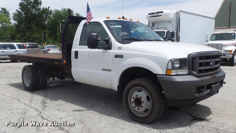 image for item K7612 2002 Ford F450 Super Duty XL flatbed truck