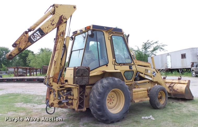 image for item L3143 1991 Caterpillar 416 Series II backhoe
