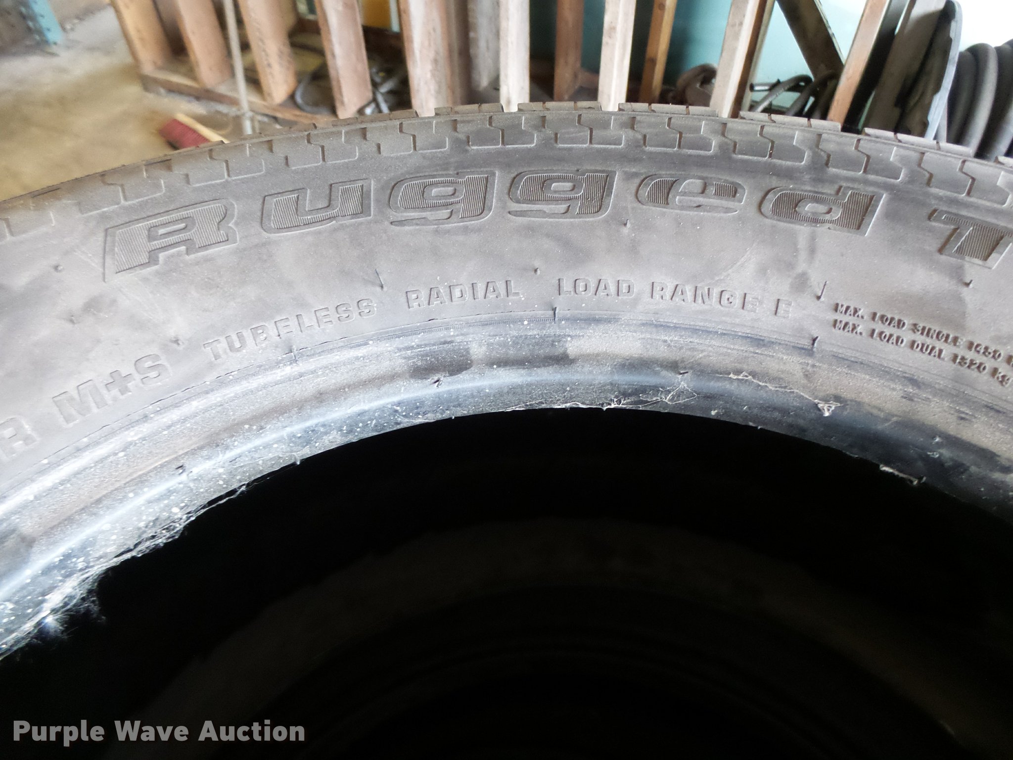(4) B.F. Goodrich 265/70R17 tires in Columbia, MO Item DF9277 sold