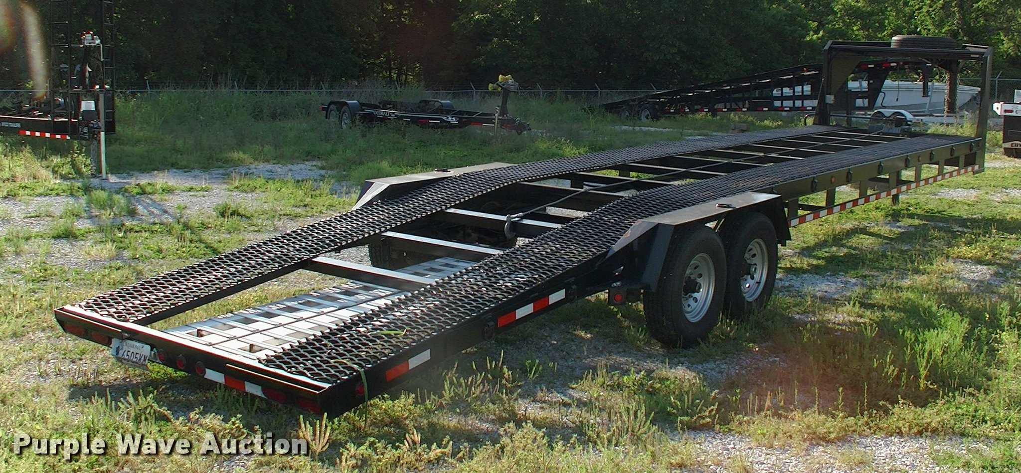 2016 Kaufman car carrier trailer in Afton, OK Item DP9365 sold