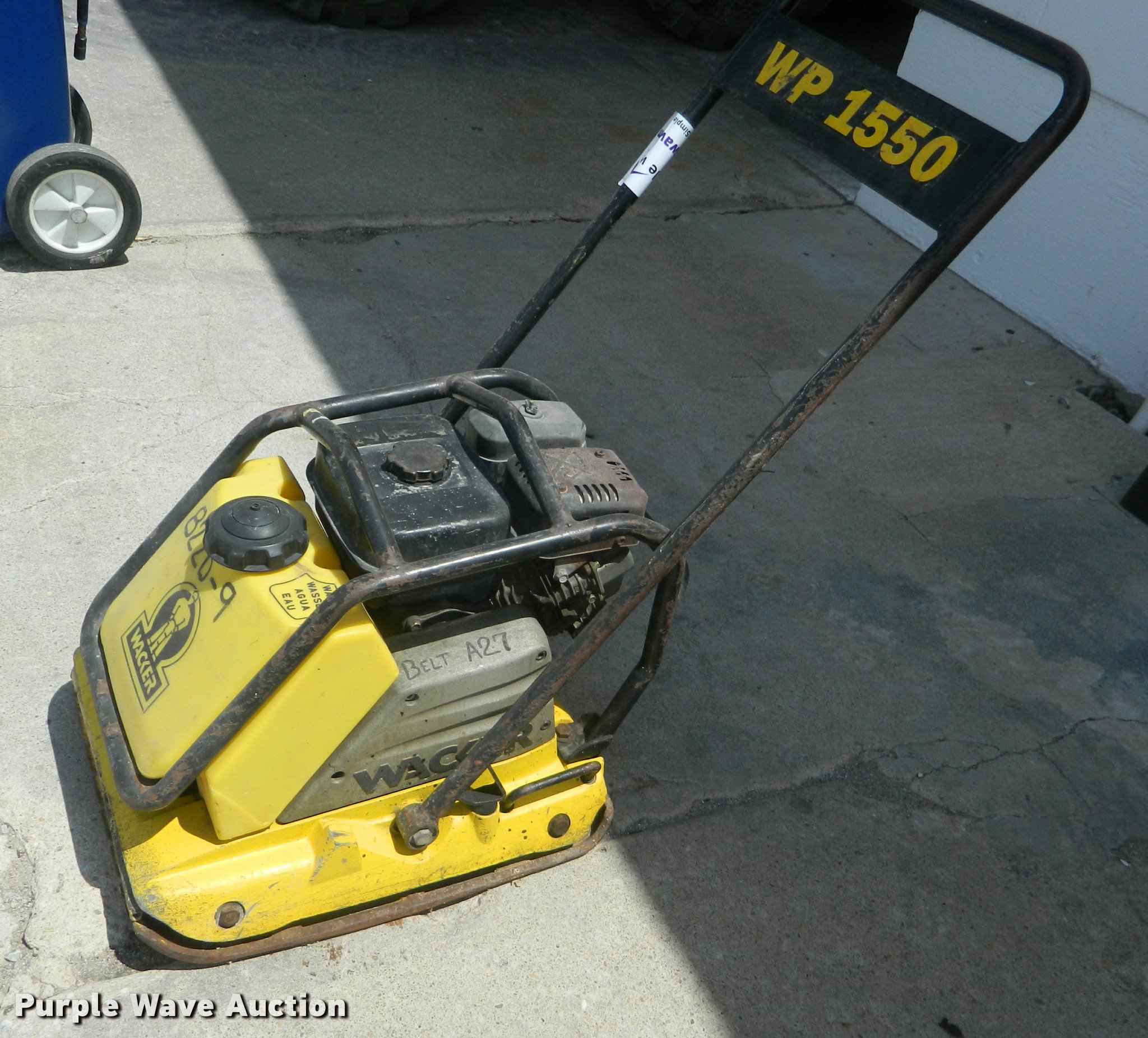Wacker 1550 plate compactor in Ellsworth, KS Item K2515 sold Purple