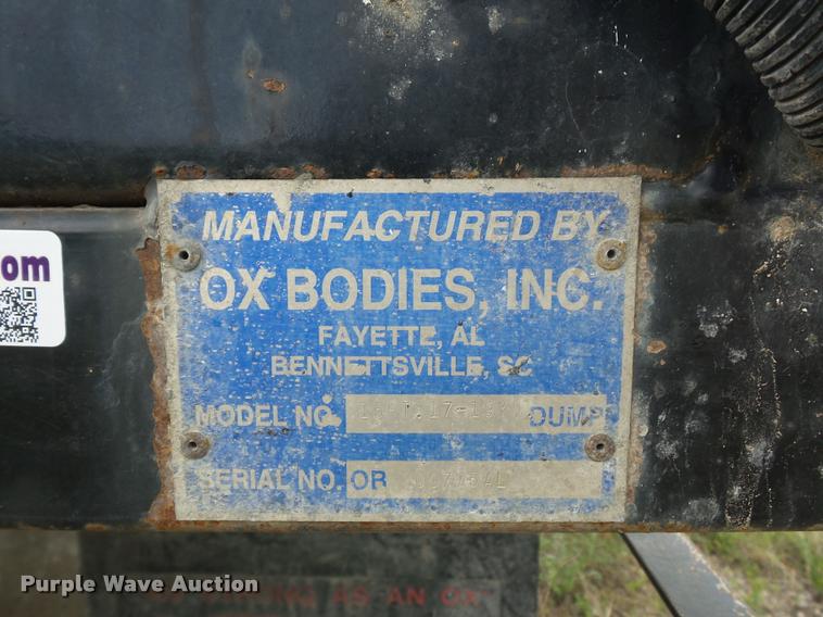 image for item BS9477 Ox Bodies dump bed