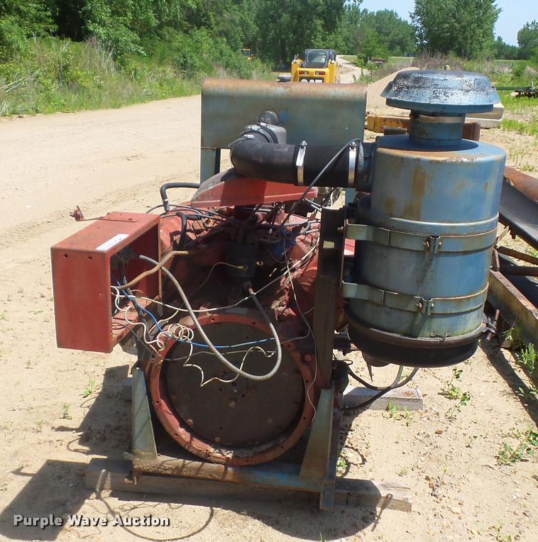 image for item BS9499 International eight cylinder dual fuel engine