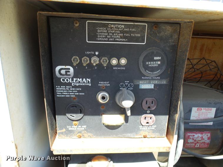 image for item CC9196 Coleman MH400RDKH light plant