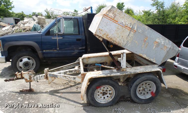 image for item CC9201 Cementeck concrete dispenser tilt trailer