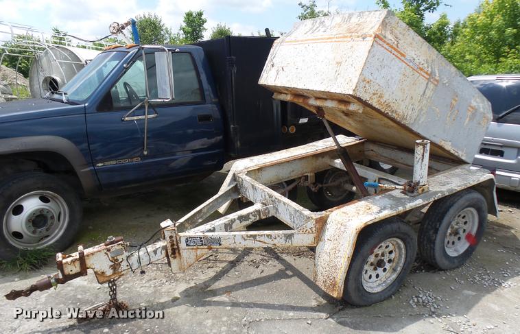 image for item CC9201 Cementeck concrete dispenser tilt trailer