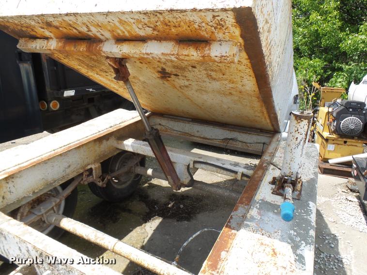 image for item CC9201 Cementeck concrete dispenser tilt trailer