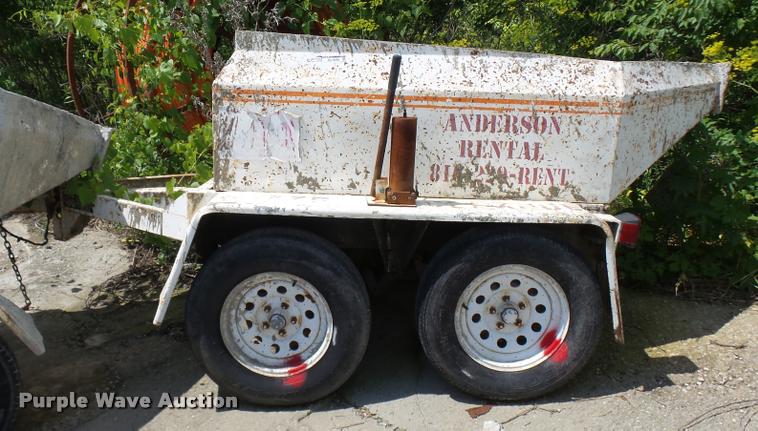 image for item CC9202 Cementeck concrete dispenser tilt trailer