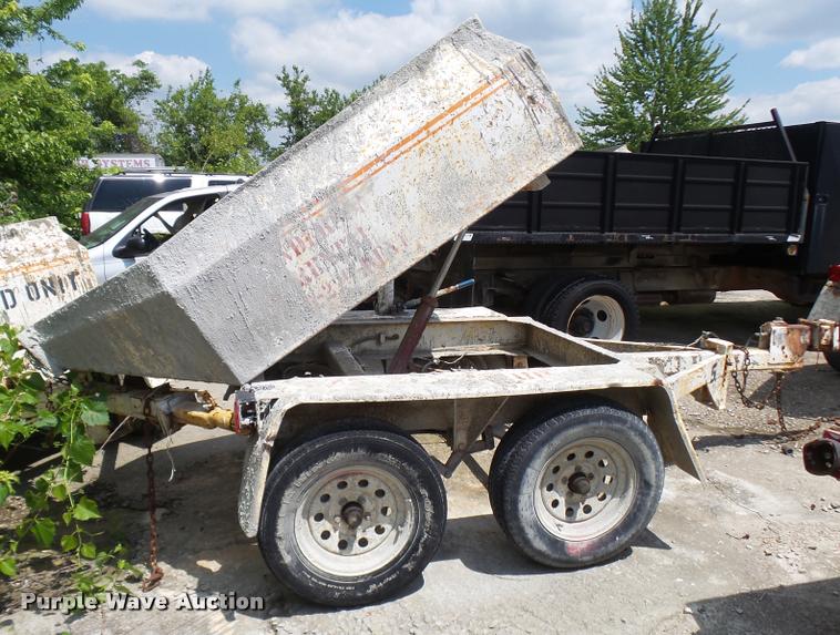 image for item CC9203 Cementeck concrete dispenser tilt trailer