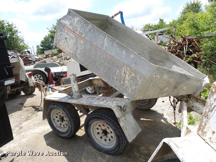 image for item CC9203 Cementeck concrete dispenser tilt trailer