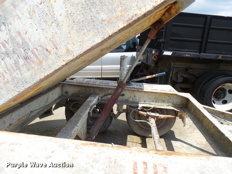 image for item CC9203 Cementeck concrete dispenser tilt trailer