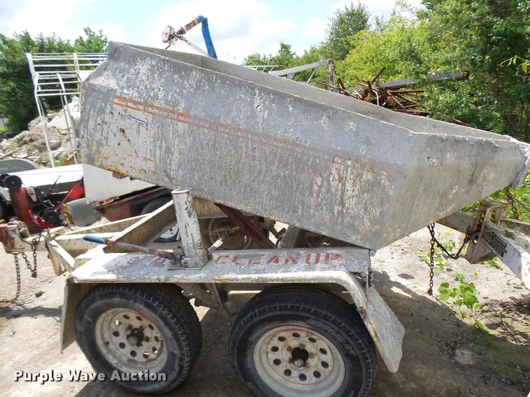 image for item CC9203 Cementeck concrete dispenser tilt trailer