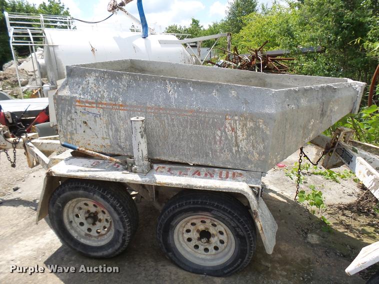 image for item CC9203 Cementeck concrete dispenser tilt trailer