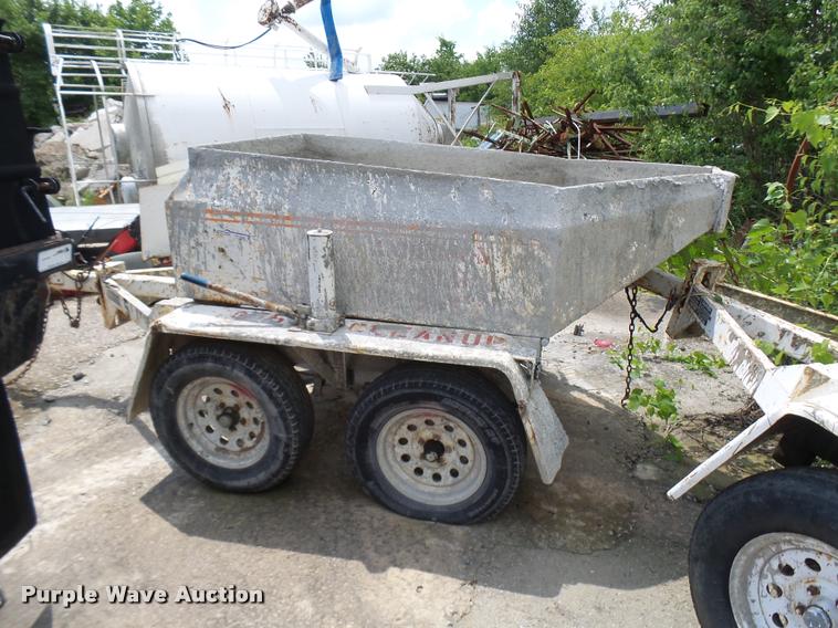 image for item CC9203 Cementeck concrete dispenser tilt trailer