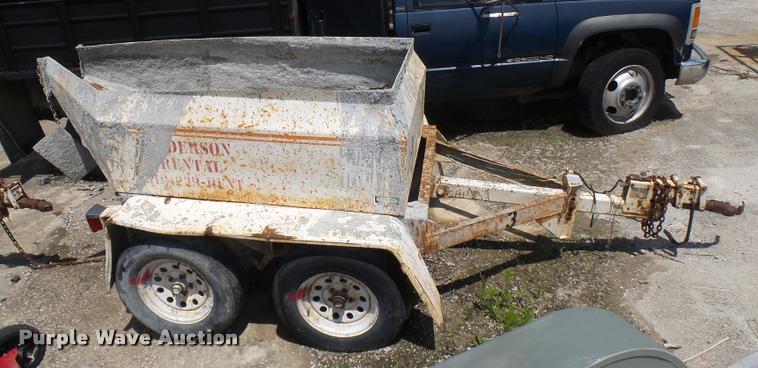 image for item CC9204 Cementeck concrete dispenser tilt trailer