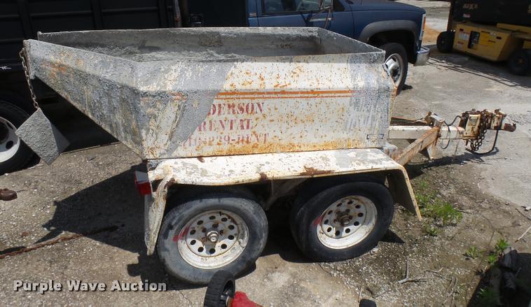 image for item CC9204 Cementeck concrete dispenser tilt trailer