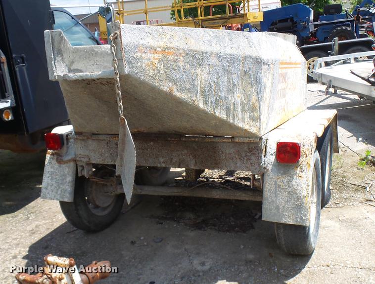 image for item CC9204 Cementeck concrete dispenser tilt trailer