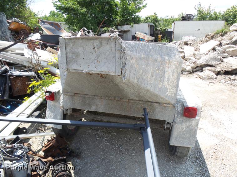 image for item CC9210 Cementeck concrete dispenser tilt trailer