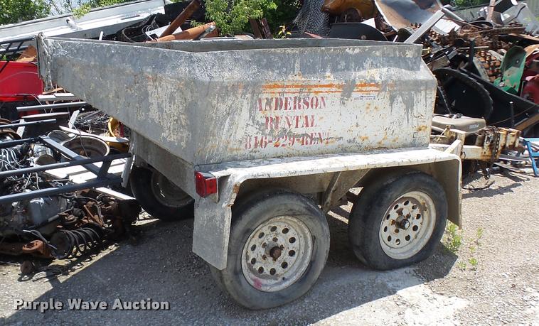 image for item CC9210 Cementeck concrete dispenser tilt trailer