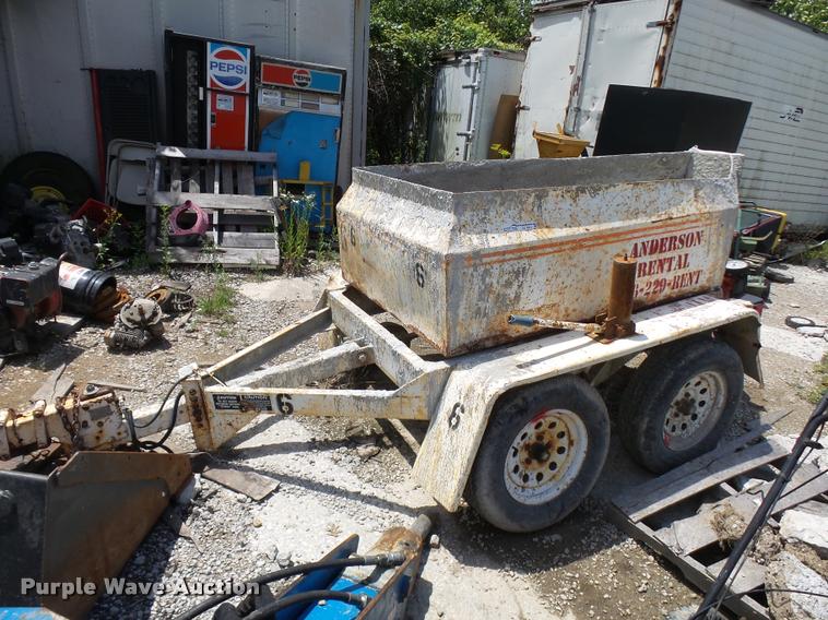 image for item CC9211 Cementeck concrete dispenser tilt trailer