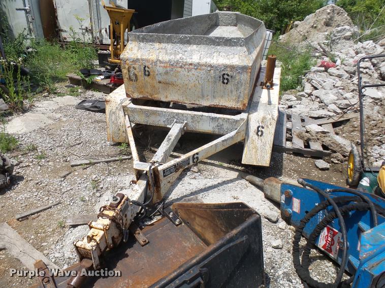 image for item CC9211 Cementeck concrete dispenser tilt trailer