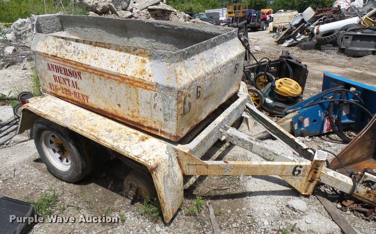 image for item CC9211 Cementeck concrete dispenser tilt trailer