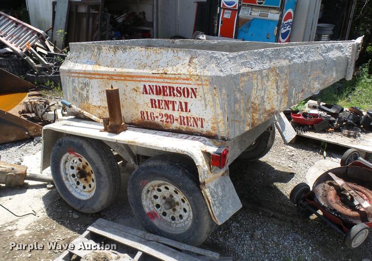 image for item CC9211 Cementeck concrete dispenser tilt trailer