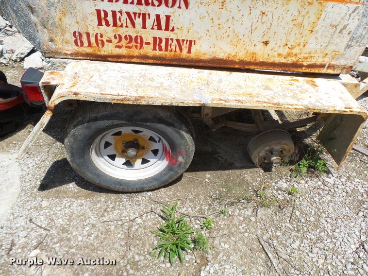 image for item CC9211 Cementeck concrete dispenser tilt trailer