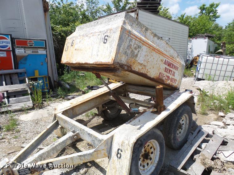 image for item CC9211 Cementeck concrete dispenser tilt trailer