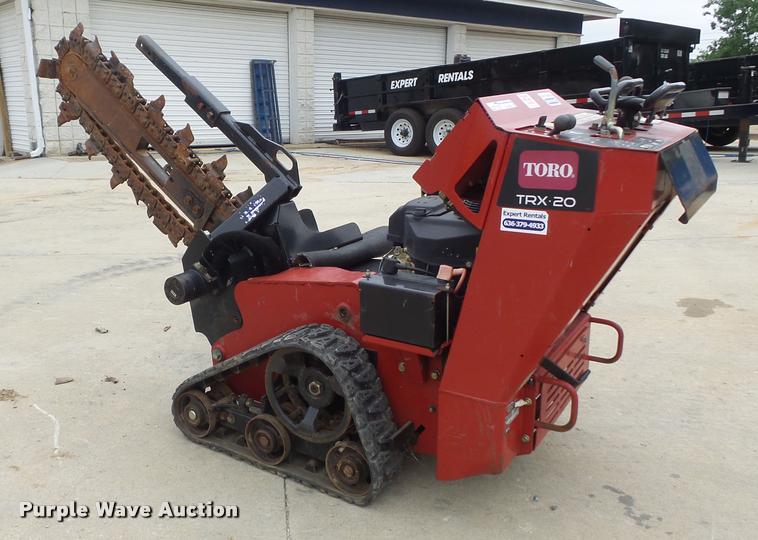 image for item CC9566 2014 Toro TRX20 trencher
