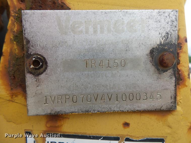 image for item DA2693 1997 Vermeer V4150A trencher