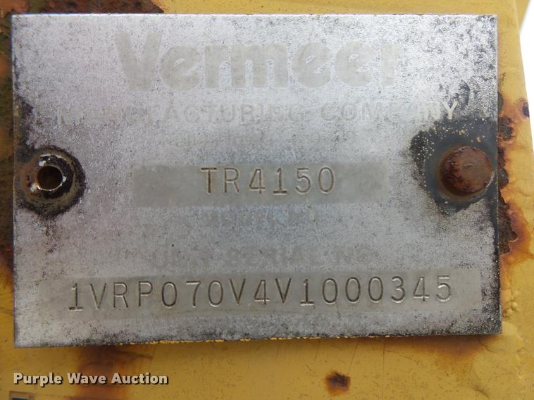 image for item DA2693 1997 Vermeer V4150A trencher