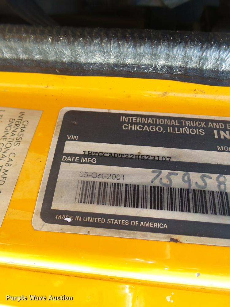 image for item DA3489 2002 International F2554 dump truck