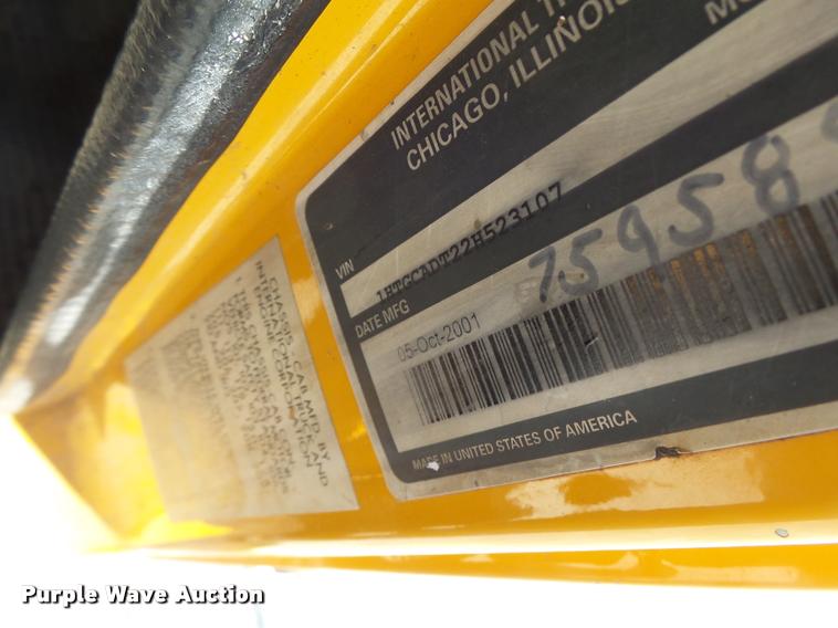 image for item DA3489 2002 International F2554 dump truck