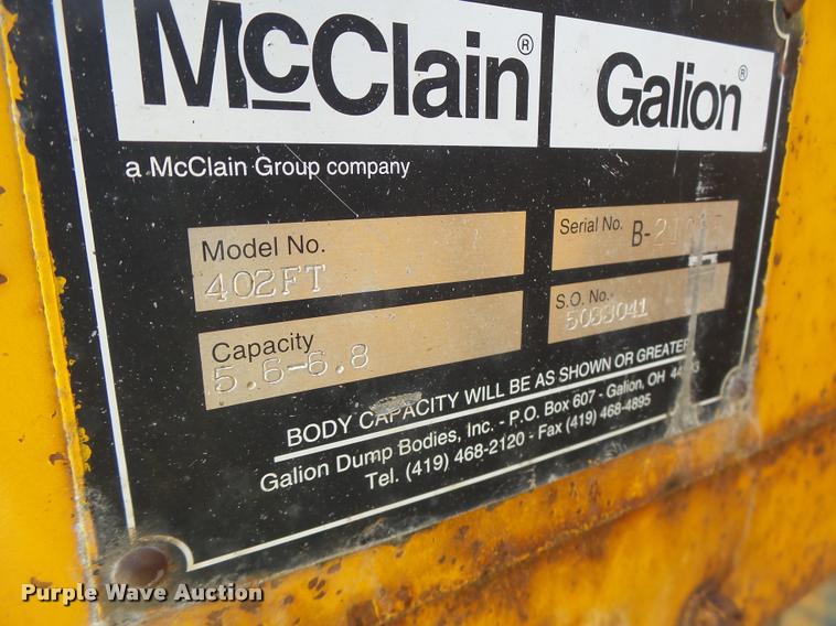 image for item DA3490 2002 International 4900 dump truck