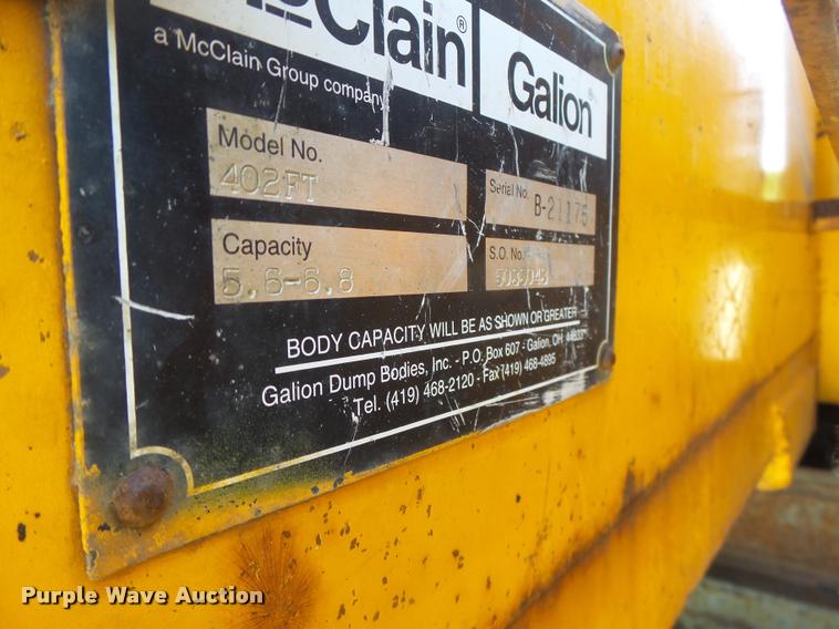 image for item DA3493 2002 International 4900 dump truck