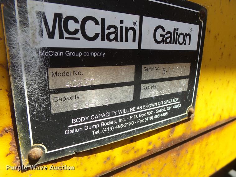 image for item DA3494 2000 International 4900 dump truck