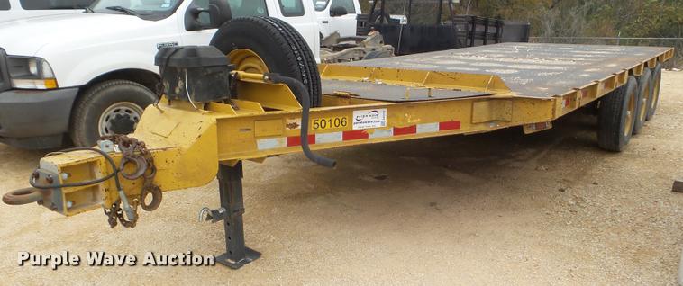 image for item DA5181 1985 shop built equipment trailer