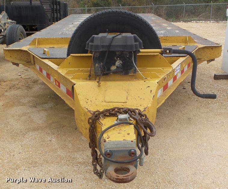 image for item DA5181 1985 shop built equipment trailer