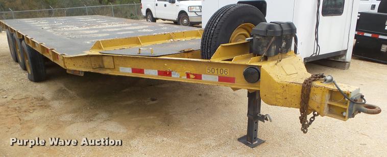 image for item DA5181 1985 shop built equipment trailer