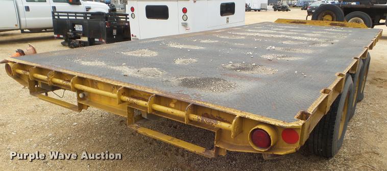 image for item DA5181 1985 shop built equipment trailer