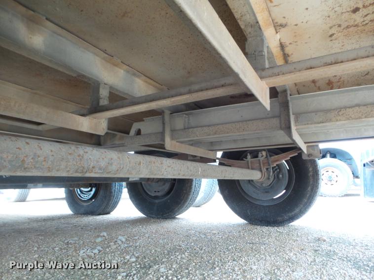 image for item DA5181 1985 shop built equipment trailer