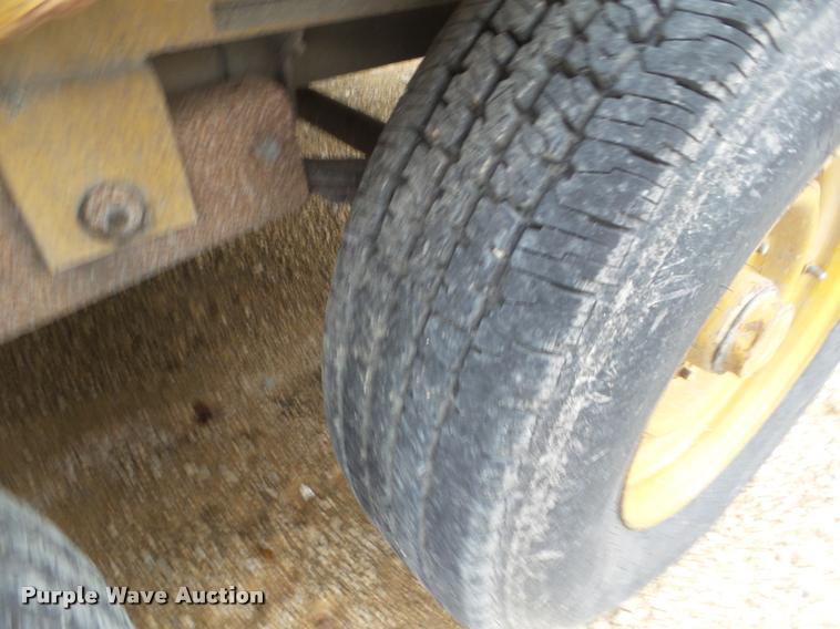 image for item DA5181 1985 shop built equipment trailer