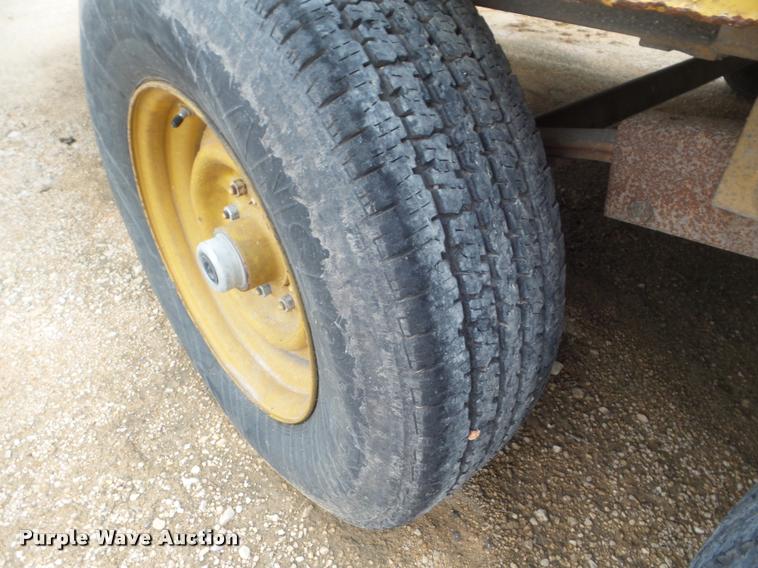 image for item DA5181 1985 shop built equipment trailer