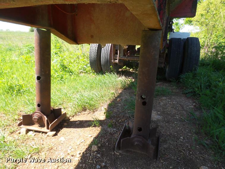 image for item DA6265 1999 shop built barrel bed trailer