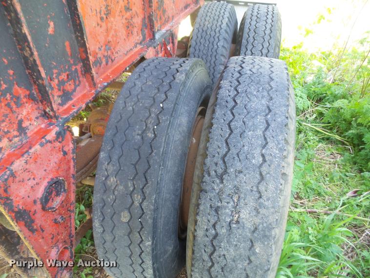 image for item DA6265 1999 shop built barrel bed trailer