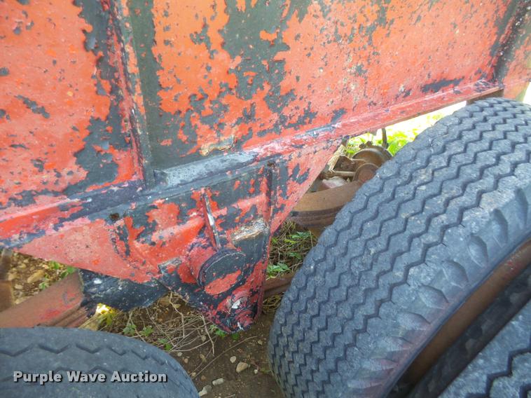 image for item DA6265 1999 shop built barrel bed trailer