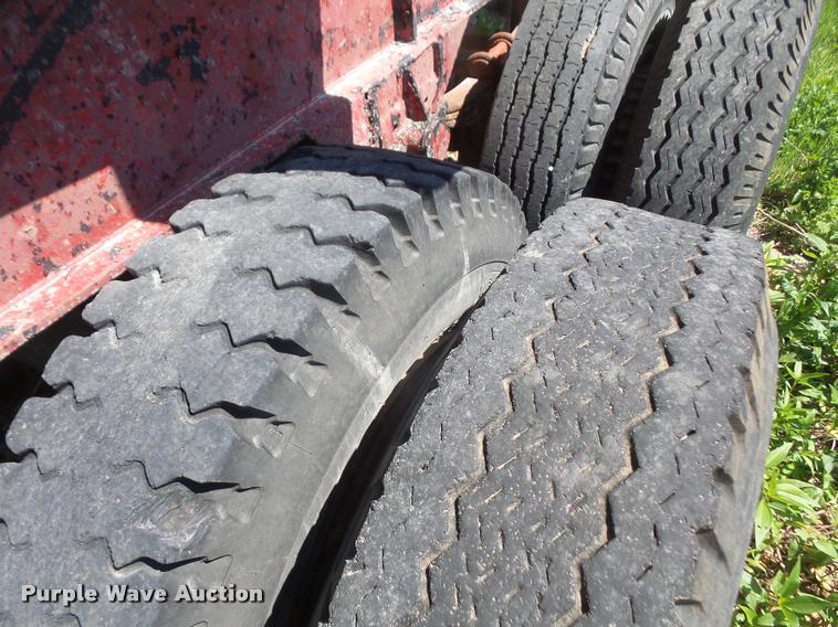 image for item DA6265 1999 shop built barrel bed trailer